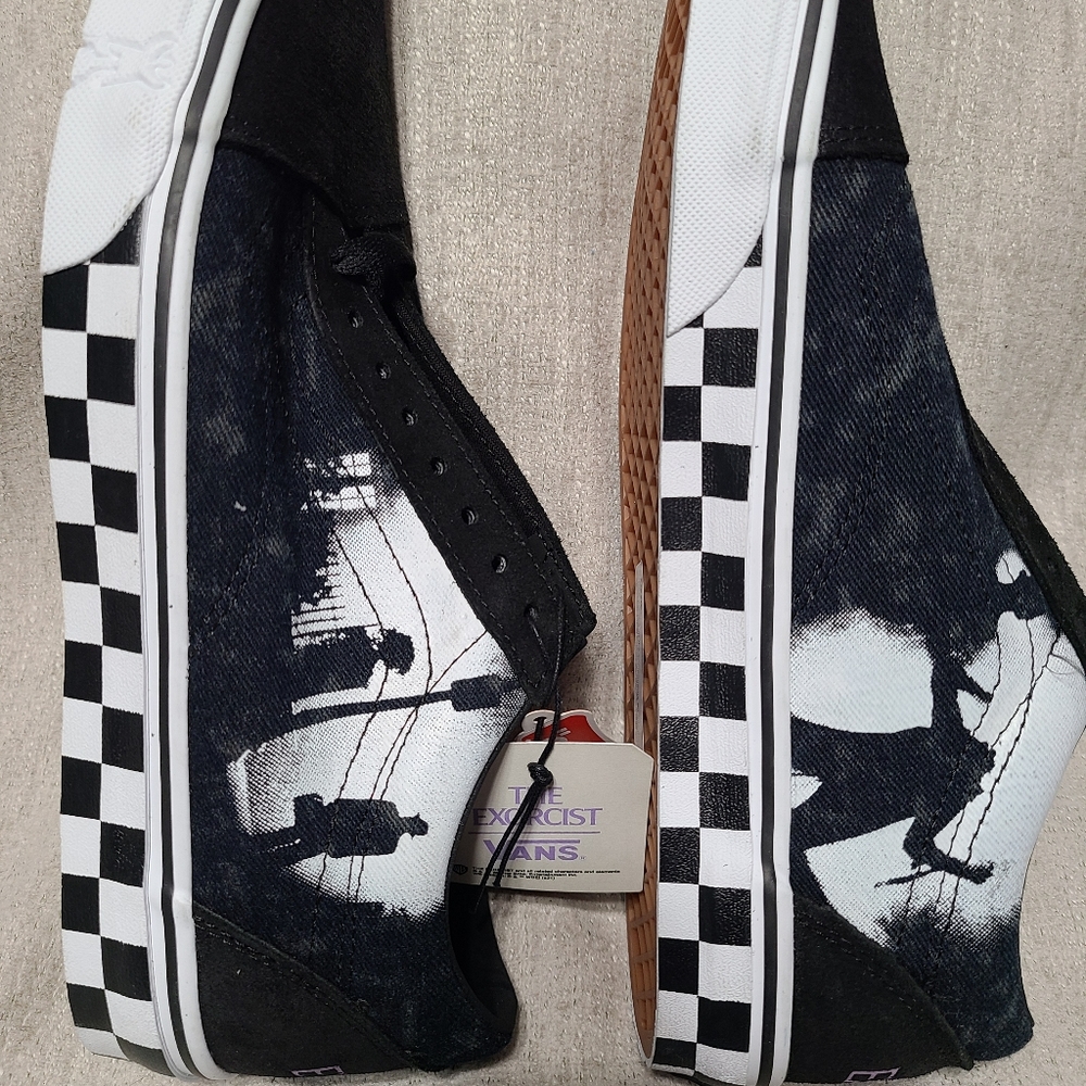 Vans Old Skool X House of Terror Horror “The Exorcist” Black Size 10.5 Men’s New
